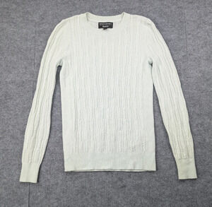 Banana Republic Cable Knit Sweater Womens XXS Filpucci Merino Wool Timeless Luxe